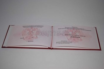 Диплом Доктора Наук 2019г в Санкт-Петербурге